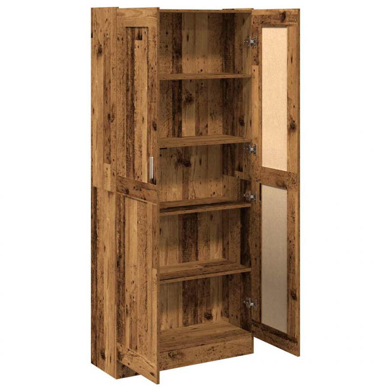 Highboard Altholz-Optik 82,5x30,5x185 cm Holzwerkstoff