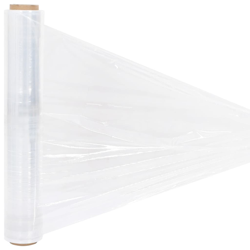 Stretchfolie 2 Stk. Transparent 17 ?m 50 cm x 150 m