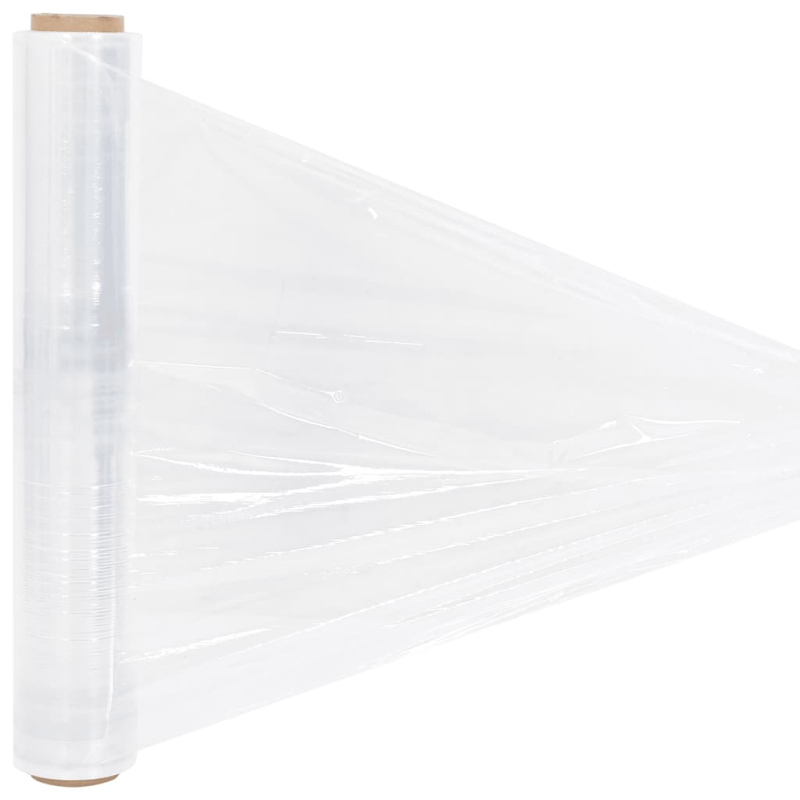 Stretchfolie 2 Stk. Transparent 20 ?m 50 cm x 150 m
