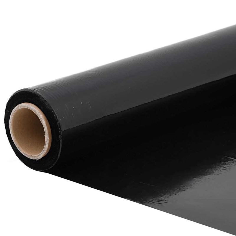 Stretchfolie 6 Stk. Schwarz 30 ?m 50 cm x 150 m