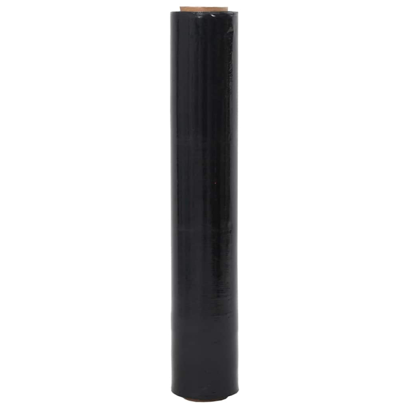 Stretchfolie 2 Stk. Schwarz 23 ?m 50 cm x 300 m
