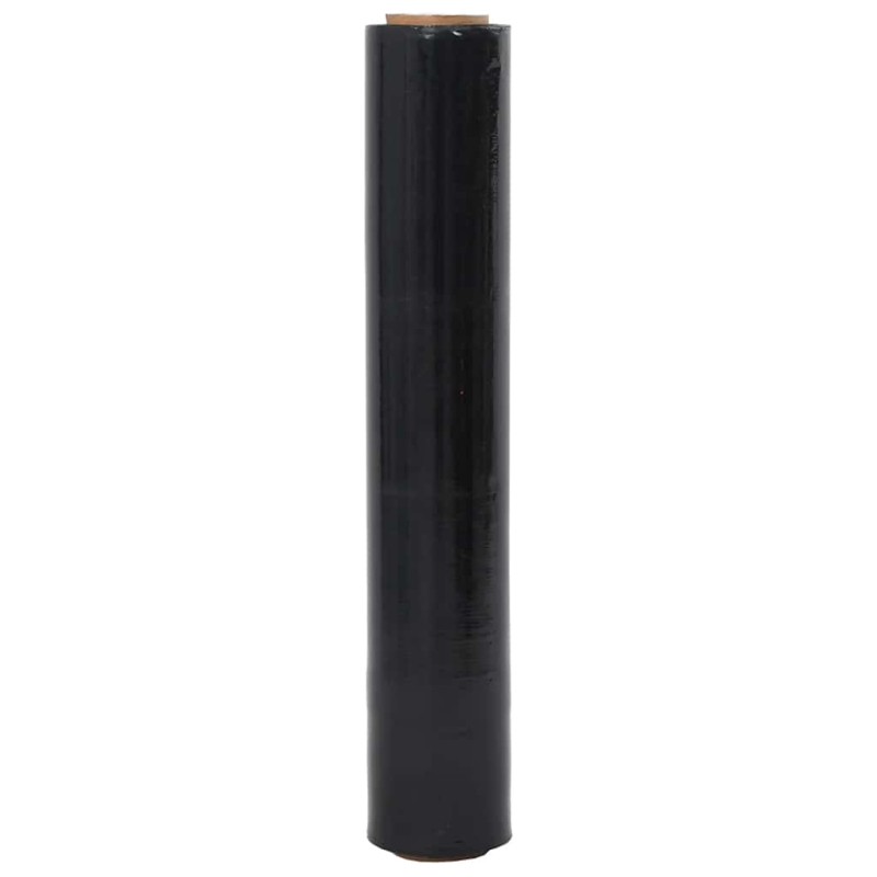 Stretchfolie 2 Stk. Schwarz 30 ?m 50 cm x 300 m