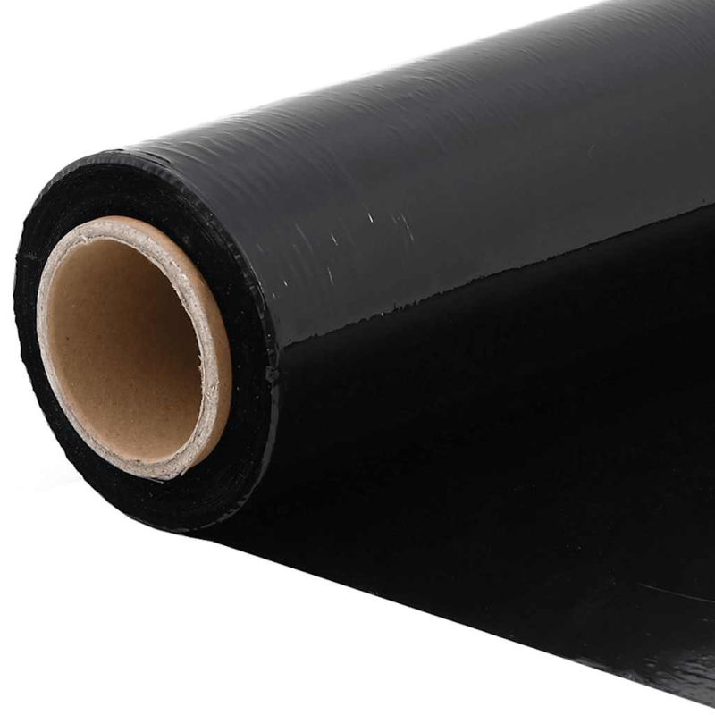 Stretchfolie 2 Stk. Schwarz 30 ?m 50 cm x 300 m