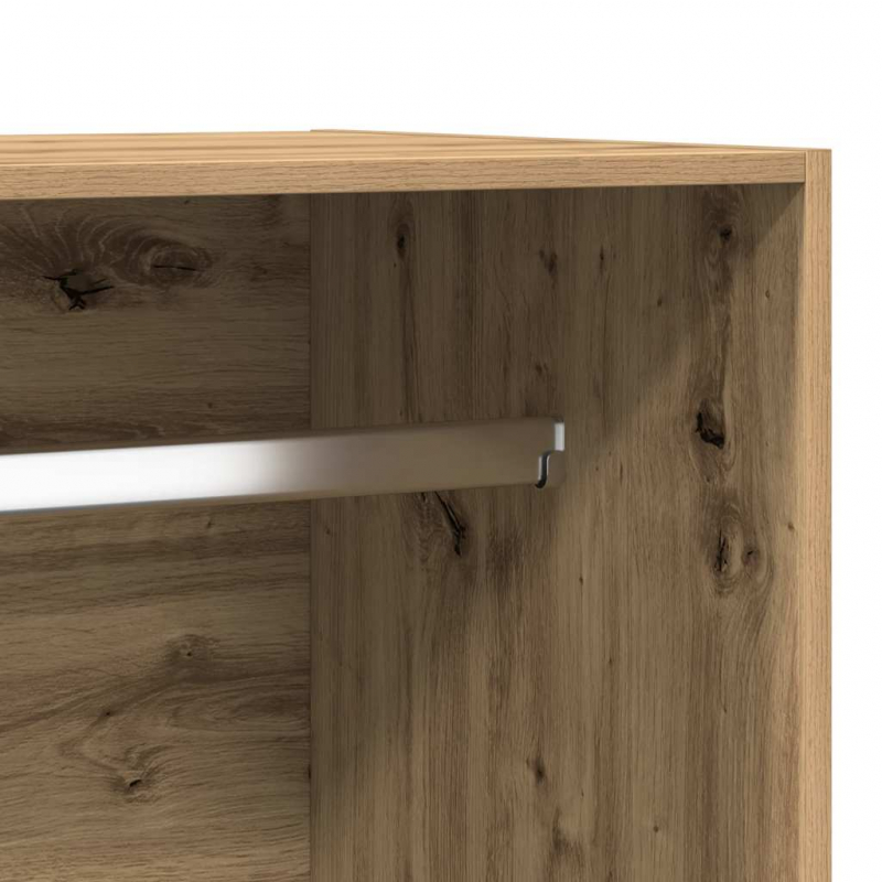 Kleiderschrank Artisan-Eiche 100x50x200 cm Holzwerkstoff