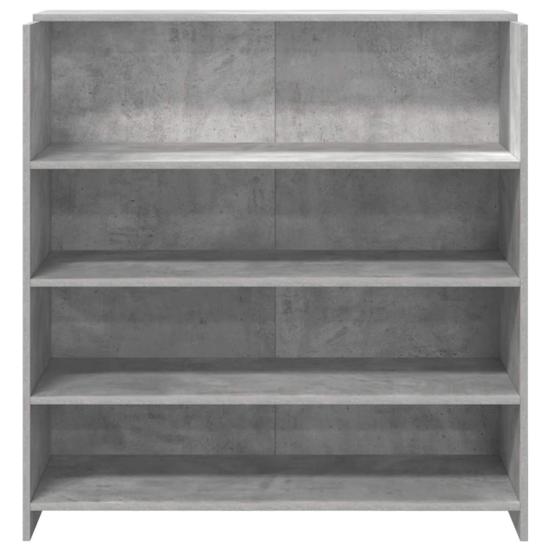 Empfangstheke Betongrau 100x50x103,5 cm Holzwerkstoff