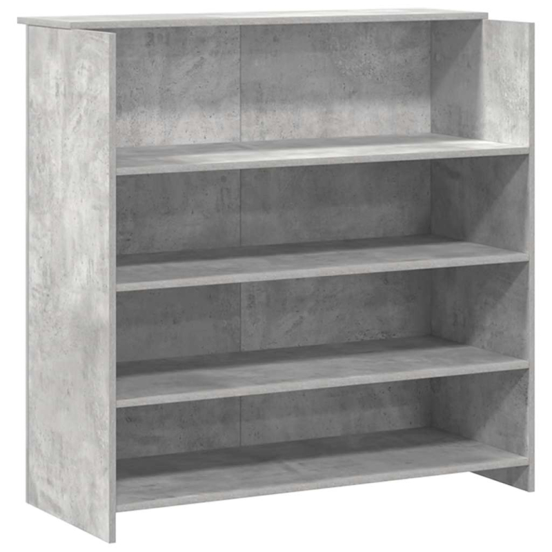 Empfangstheke Betongrau 180x50x103,5 cm Holzwerkstoff