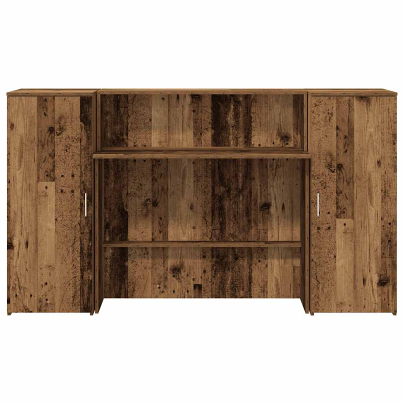 Empfangstheke Altholz-Optik 180x50x103,5 cm Holzwerkstoff