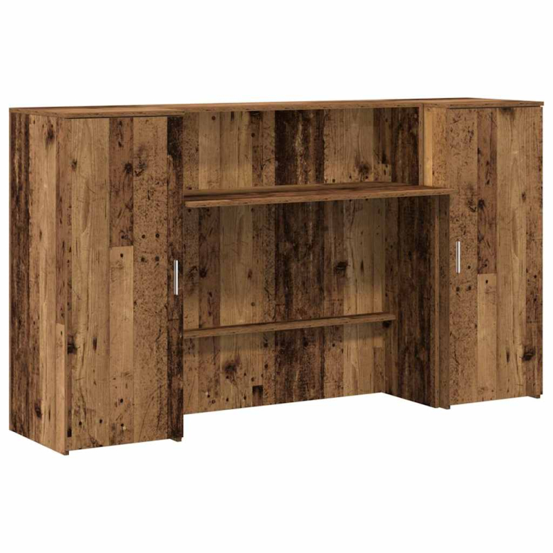 Empfangstheke Altholz-Optik 180x50x103,5 cm Holzwerkstoff