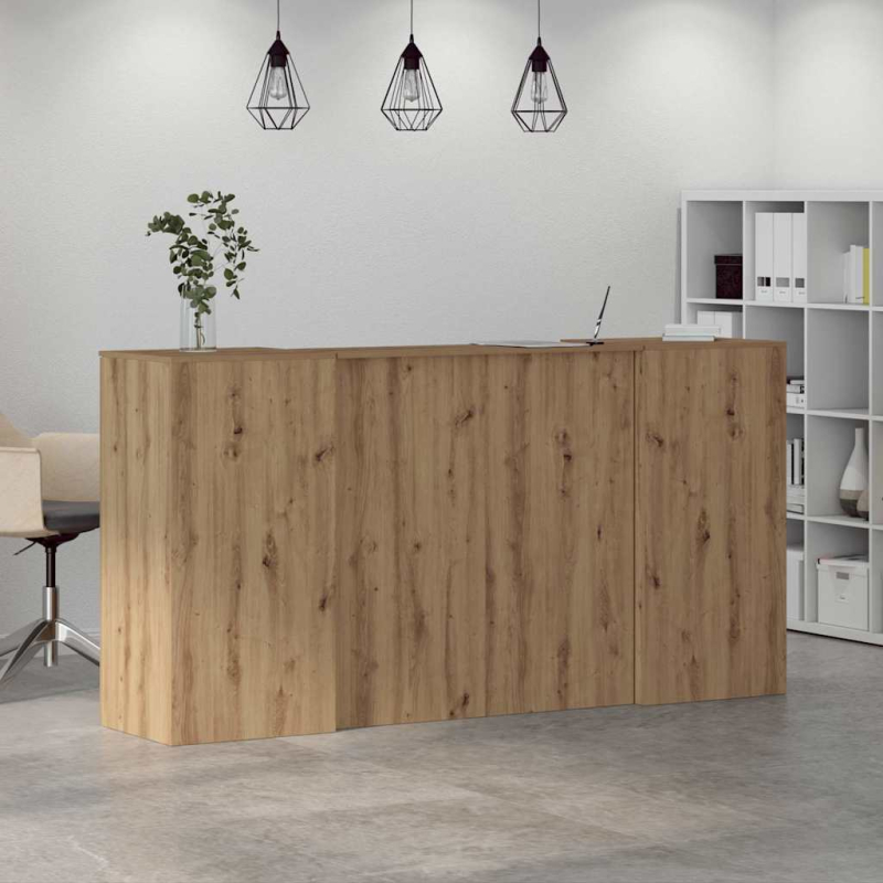 Empfangstheke Artisan-Eiche 200x50x103,5 cm Holzwerkstoff
