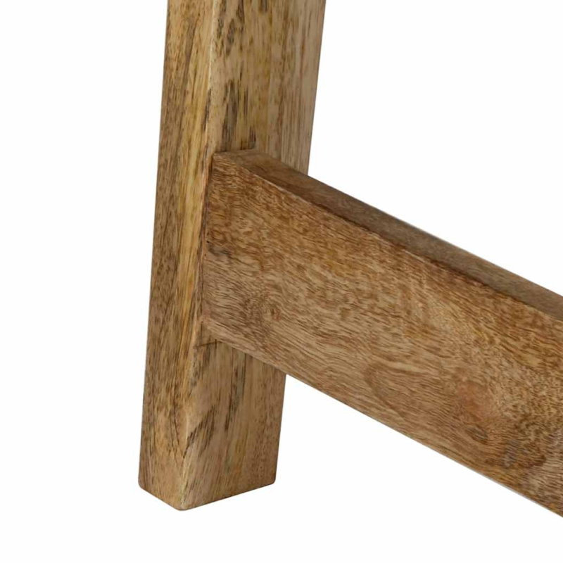 Konsolentisch 90x32x75 cm Raues Massivholz Mango