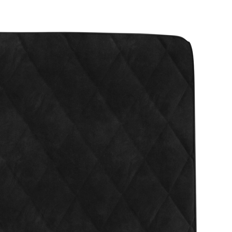 Esszimmerstühle 2 Stk. Schwarz Samt