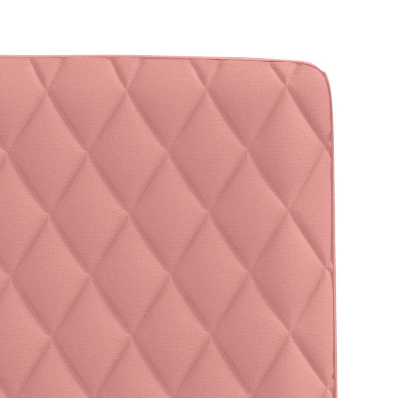 Esszimmerstühle 2 Stk. Rosa Kunstleder