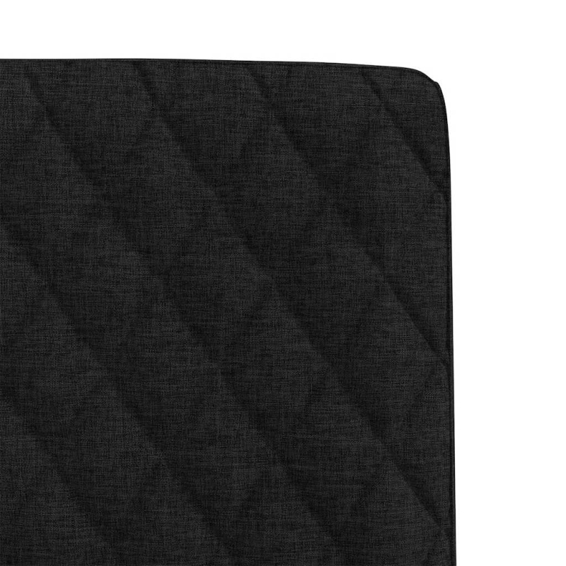 Esszimmerstühle 2 Stk. Schwarz Stoff