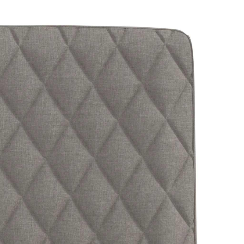 Esszimmerstühle 2 Stk. Taupe Stoff