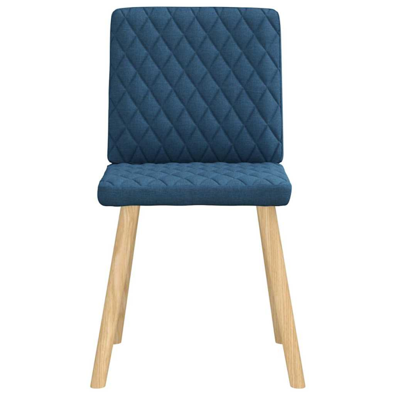 Esszimmerstühle 2 Stk. Blau Stoff