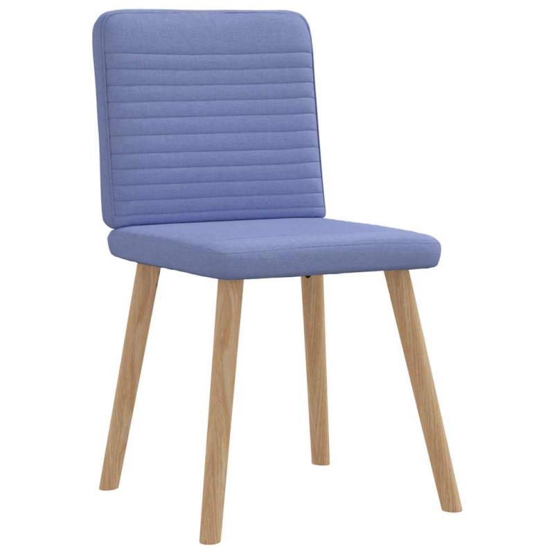 Esszimmerstühle 2 Stk. Jeansblau Stoff