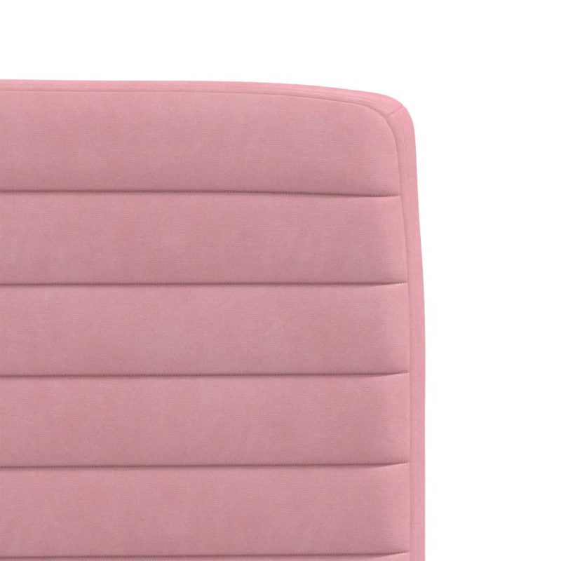 Esszimmerstühle 2 Stk. Rosa Samt