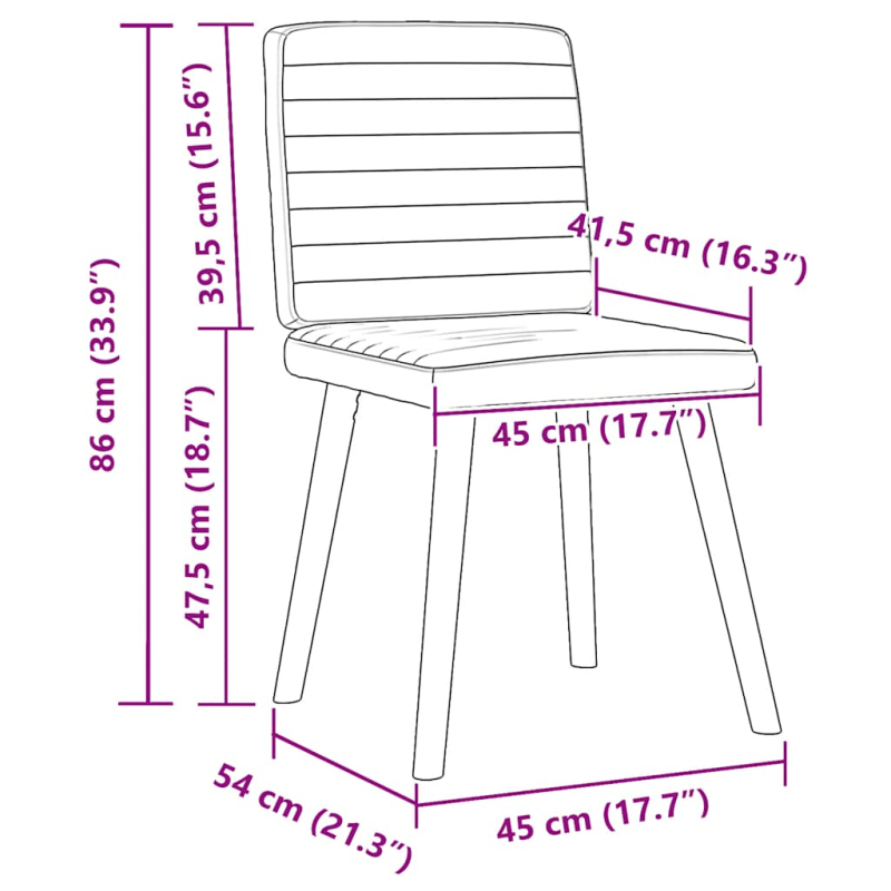 Esszimmerstühle 2 Stk. Taupe Stoff