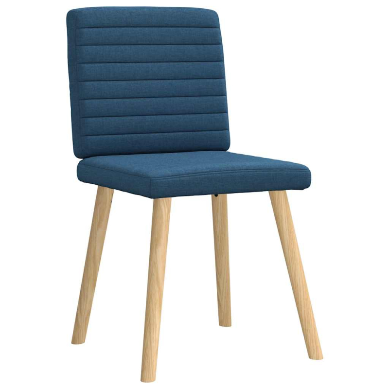 Esszimmerstühle 2 Stk. Blau Stoff