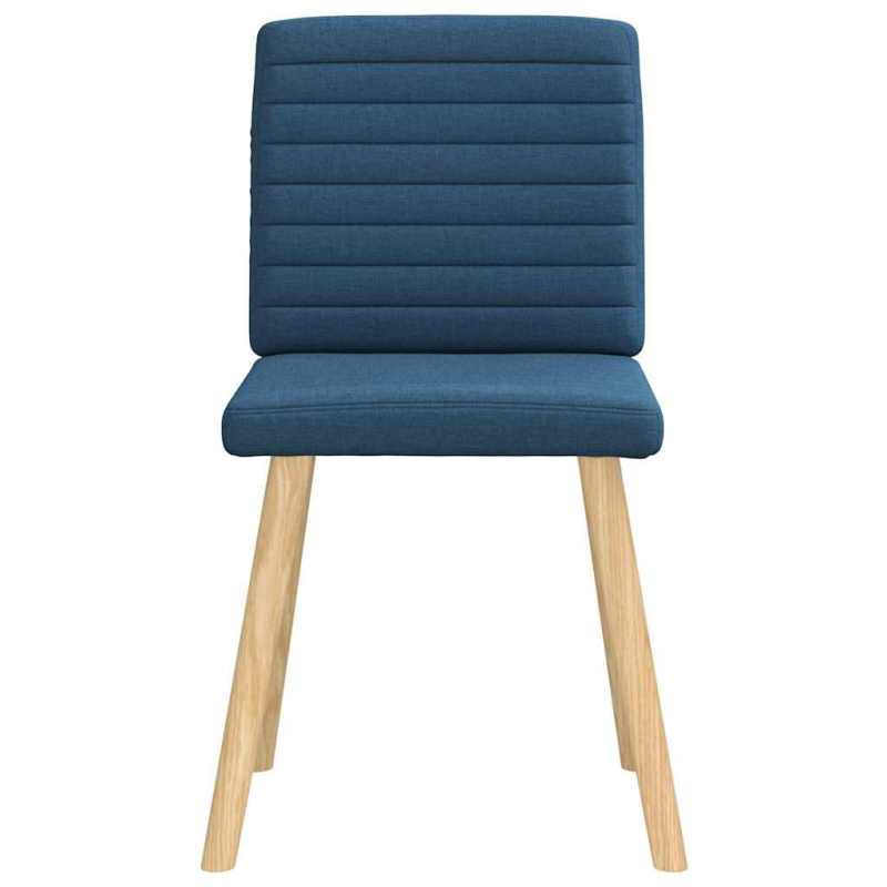 Esszimmerstühle 2 Stk. Blau Stoff