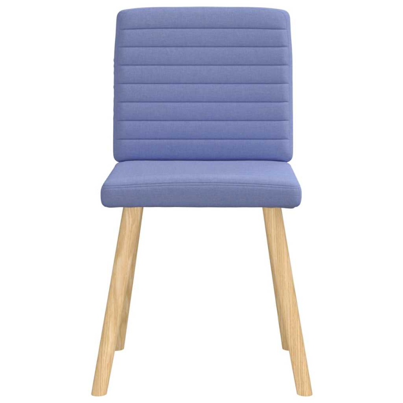 Esszimmerstühle 2 Stk. Jeansblau Stoff