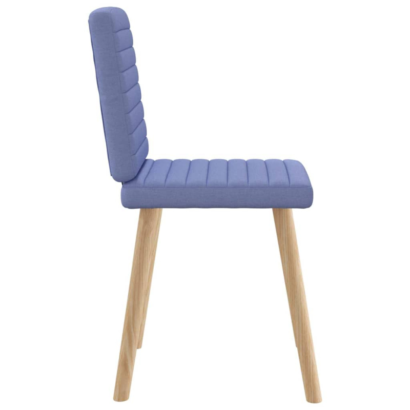 Esszimmerstühle 2 Stk. Jeansblau Stoff