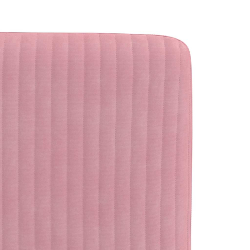 Esszimmerstühle 2 Stk. Rosa Samt