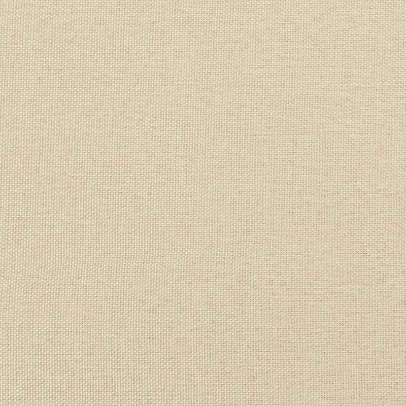 Esszimmerstühle 2 Stk. Creme Stoff