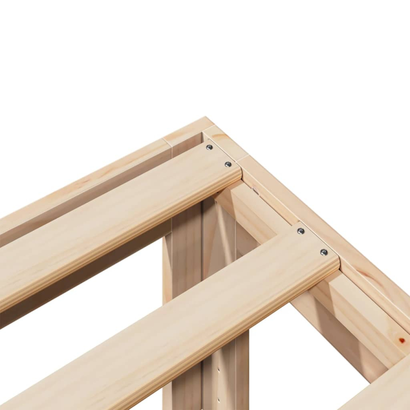 Massivholzbett ohne Matratze 160x200 cm Kiefernholz