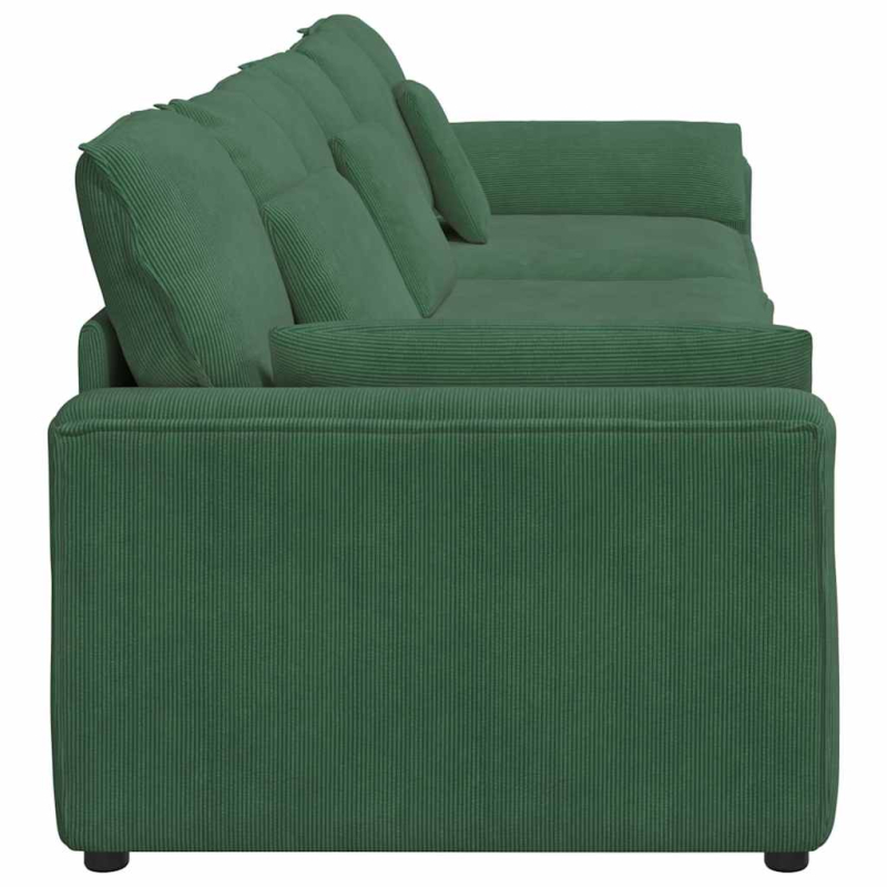 Modulares Sofa mit Kissen Dschungelgrün