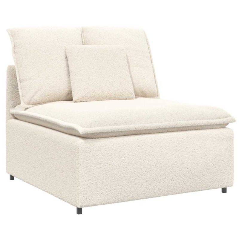 Modulares Sofa mit Kissen Cream
