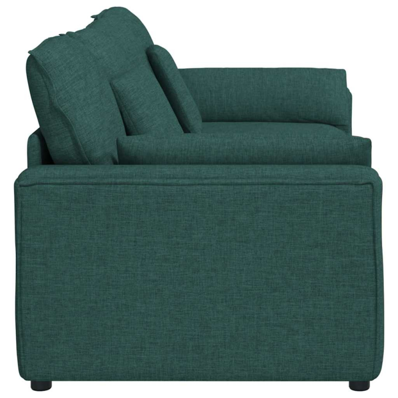 Modulares Sofa mit Kissen Dunkelgrün