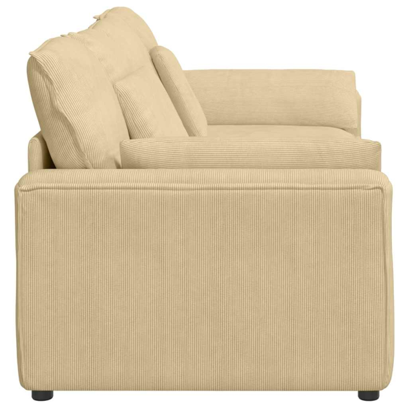 Modulares Sofa mit Kissen Hellgrün Grau