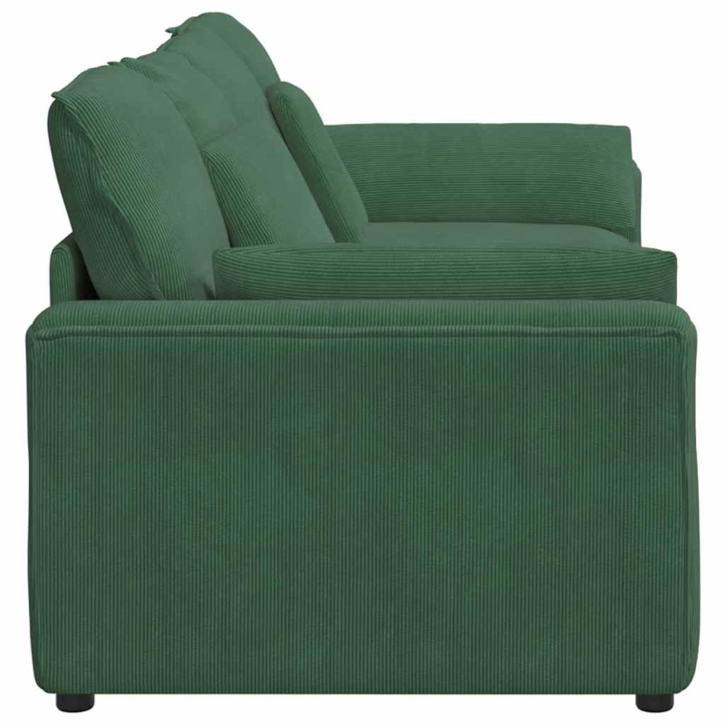 Modulares Sofa mit Kissen Dschungelgrün