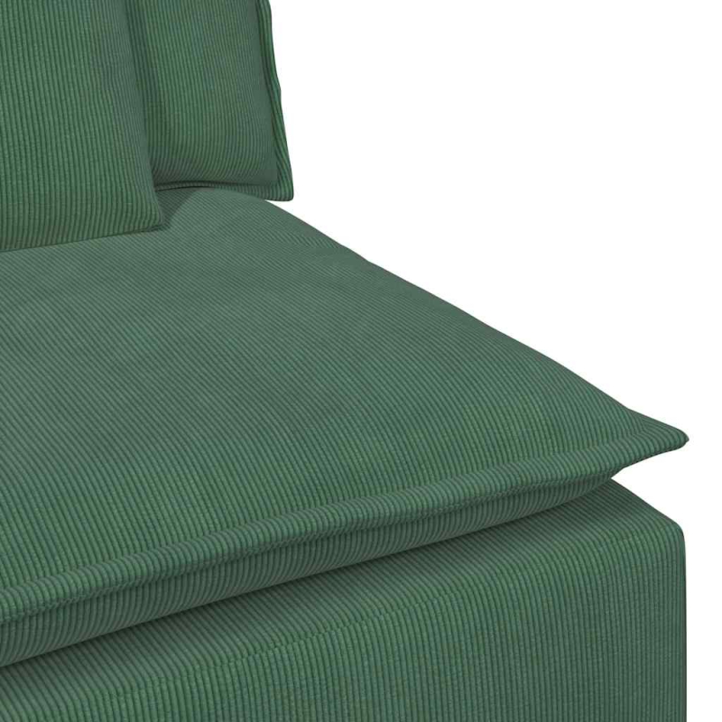 Modulares Sofa mit Kissen Dschungelgrün