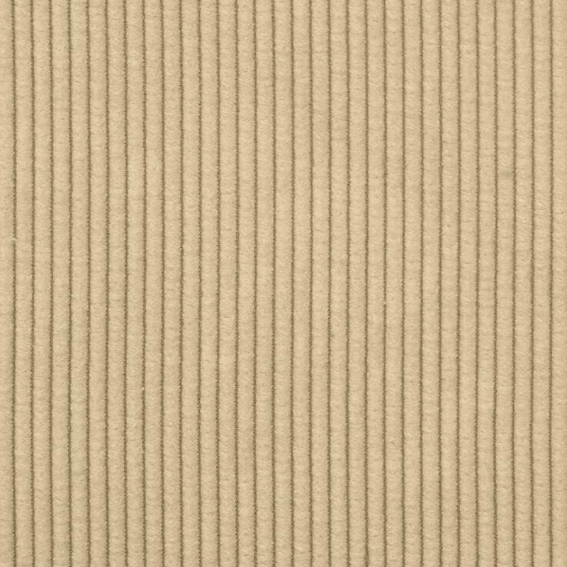 Modulares Sofa mit Fußhocker Kissen Cordstoff Hellgrün Grau