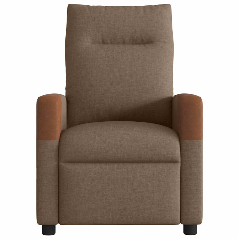 Massagesessel Elektrisch Braun Stoff