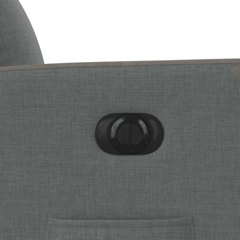 Relaxsessel Elektrisch Dunkelgrau Stoff