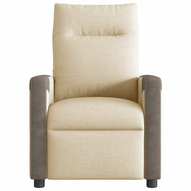 Relaxsessel Elektrisch Creme Stoff