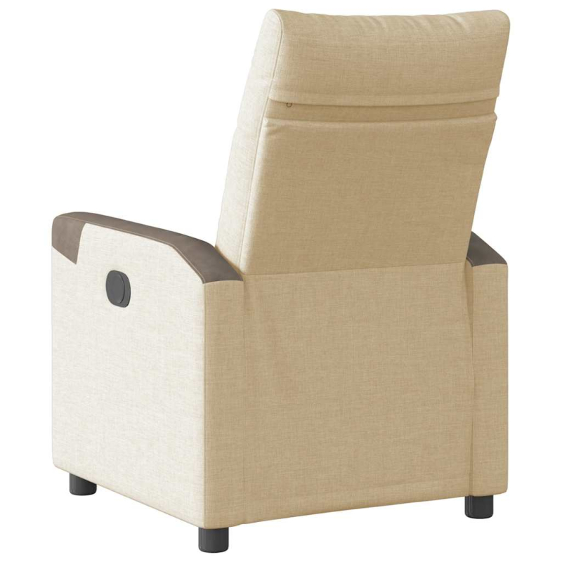 Relaxsessel Elektrisch Creme Stoff