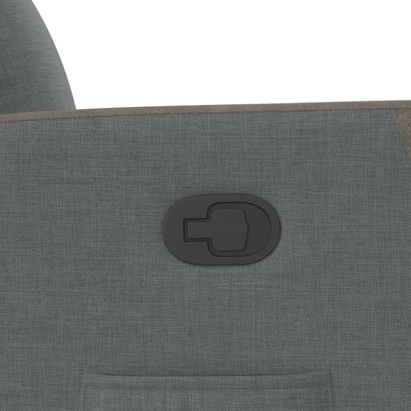 Relaxsessel mit Aufstehhilfe Dunkelgrau Stoff