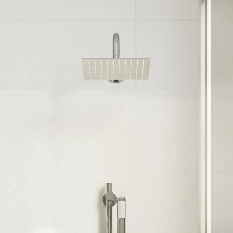 Regenbrause Edelstahl 304 20x20 cm Quadrat