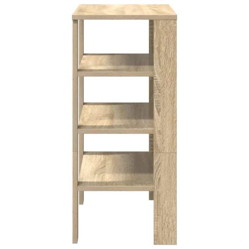 Schuhregal Sonoma-Eiche 61x32x70 cm Holzwerkstoff