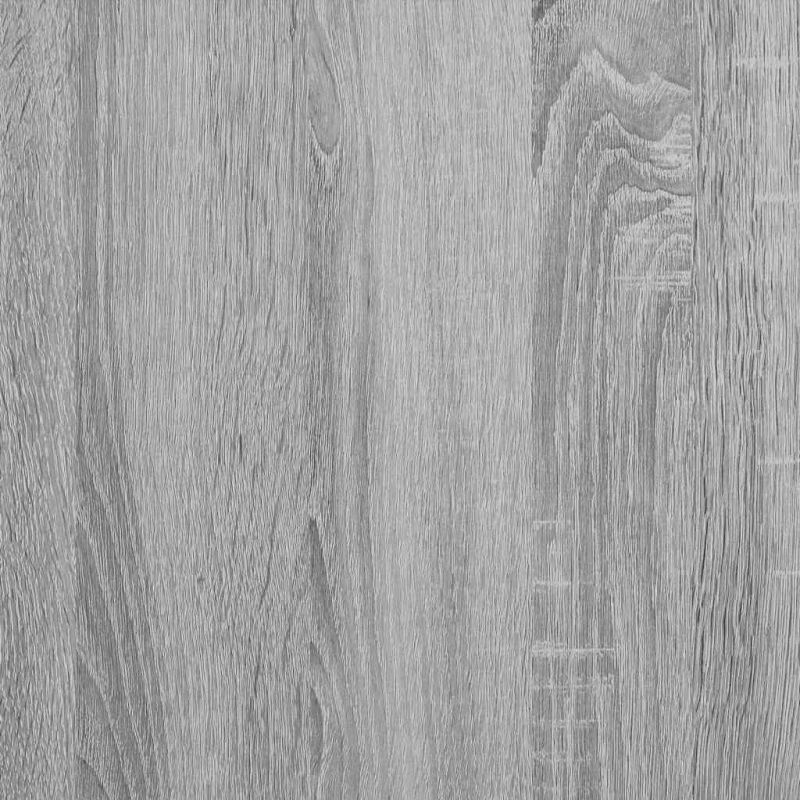Wandregal mit Schubladen Grau Sonoma 80x33x17 cm Holzwerkstoff
