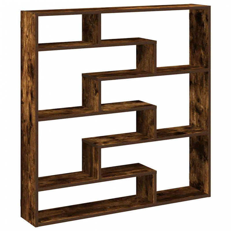 Würfelregal 7 Fächer Räuchereiche Holzwerkstoff