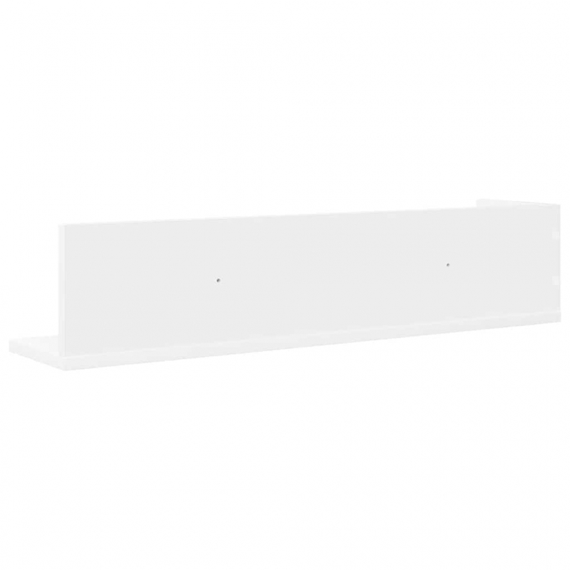 Wandregale 2 Stk. Weiß 75x16,5x16,5 cm Holzwerkstoff