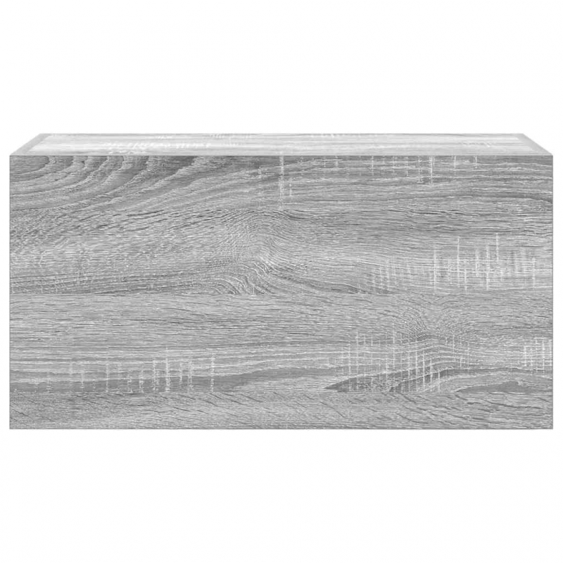 Bad-Wandschrank Grau Sonoma 60x25x30 cm Holzwerkstoff