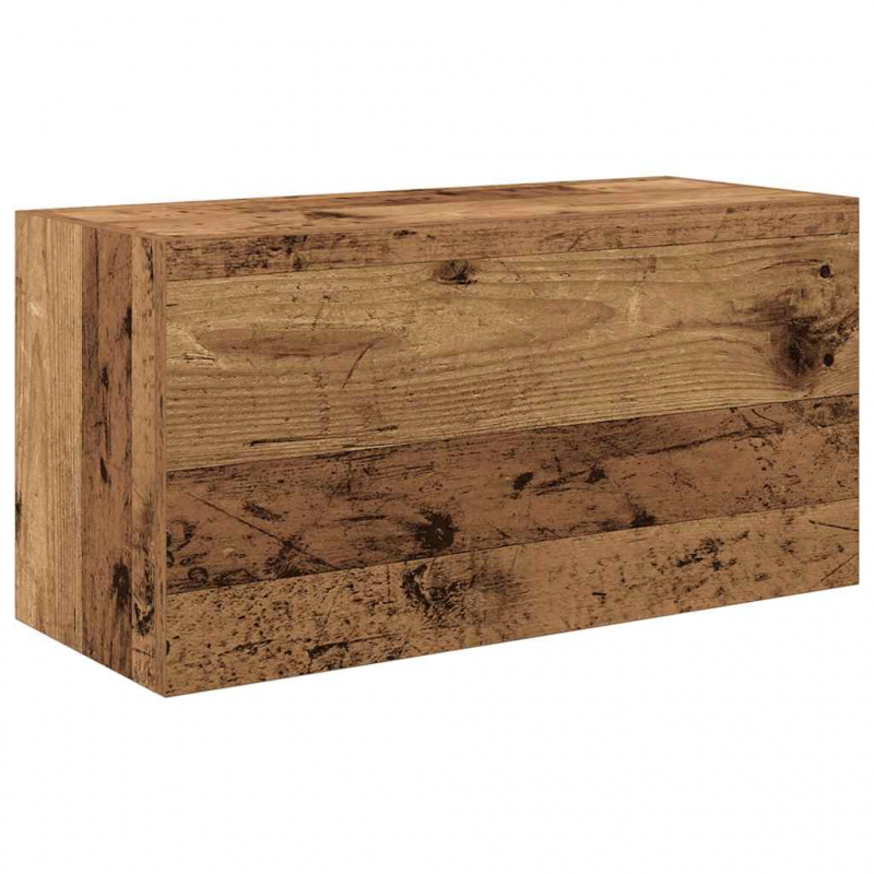 Bad-Wandschrank Altholz-Optik 60x25x30 cm Holzwerkstoff