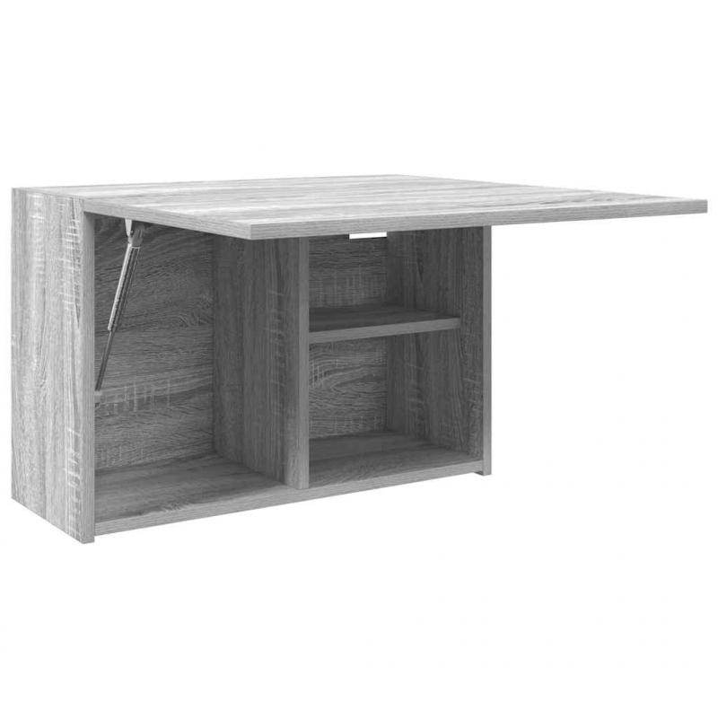 Bad-Wandschrank Grau Sonoma 60x25x40 cm Holzwerkstoff