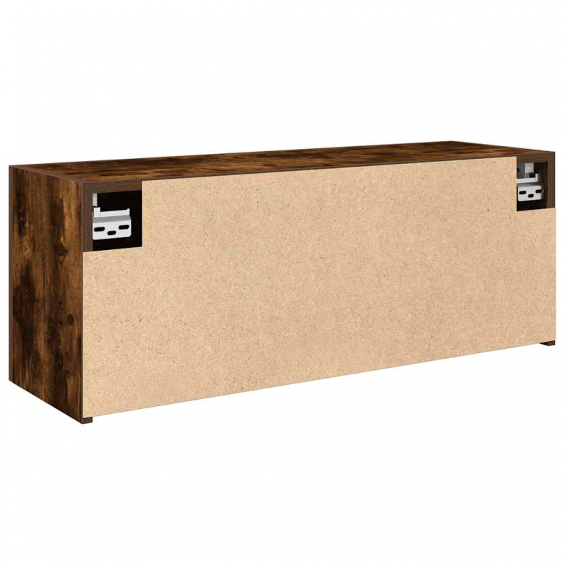 Bad-Wandschrank Räuchereiche 80x25x30 cm Holzwerkstoff